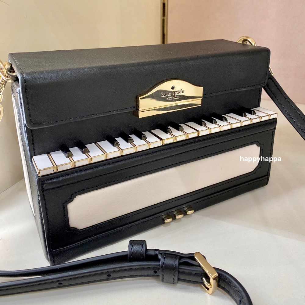 【Kate Spade】Pitch Purrfect Piano Crossbody/NWT!!